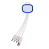 Blue Branded 3 in 1 Cables
